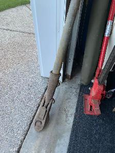 Antique manual rail car mover - Photo 2
