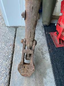 Antique manual rail car mover - Photo 3