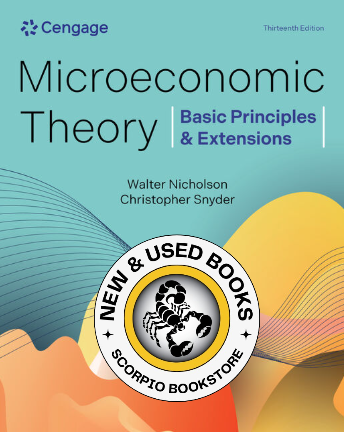 Microeconomic Theory 13th Edition Nicholson 9780357929384