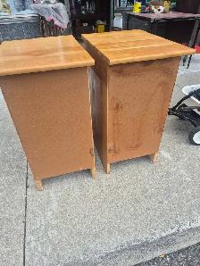 Bedside dressers hand made maple - Photo 5