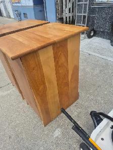 Bedside dressers hand made maple - Photo 6