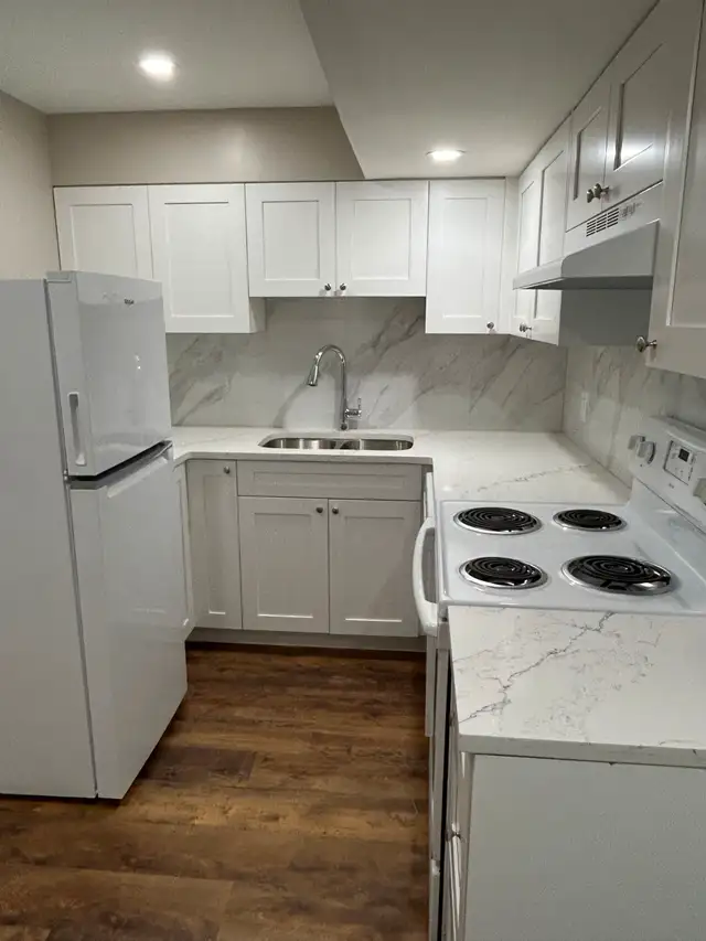 Newly Renod 3BR basmnt-new kitchen/bath/floors fenced yrd/Pet OK