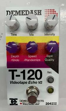 DEMEDASH EFFECTS T-120 videotape echo pedal - Photo 4
