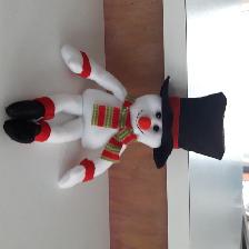 GRAND TOUTOU NEUF BLANC NOIR ROUGE VERT 14'HAU SUPER-DOUX $10.00 - Photo 3