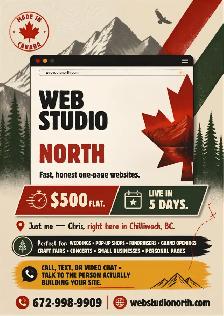 One Page Website $500 In 5 Days