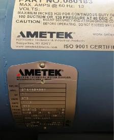 Ametek DR909BB86X Rotron Regenerative Blower 10HP 600 Volt - Photo 4