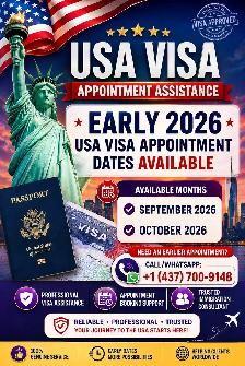 usa visa appointments dates are available 2026