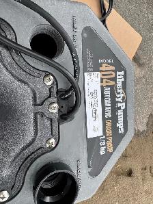 Liberty 404 grey water pump and chamber