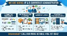 Hiring IT and E-Commerce Admin