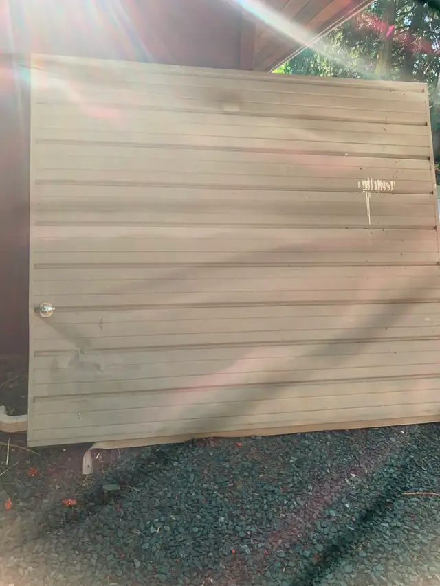 old Stanley garage door