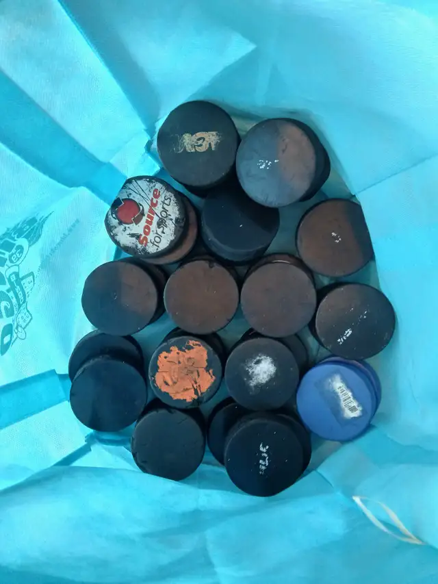Hockey pucks
