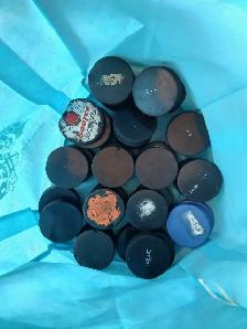 Hockey pucks