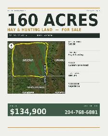 Wild hayland/hunting land for sale