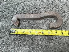 Antique Blacksmith Hand Forged Railroad Track Anchor !