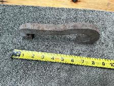Antique Blacksmith Hand Forged Railroad Track Anchor ! - Photo 4