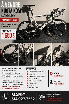 vélo de route Kuota KOM