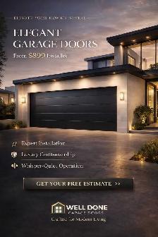 New Garage Doors From $899 – Get It Done Right