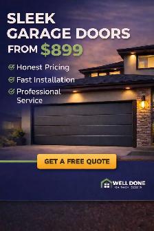 Don't Overpay for Your New Garage Door – Starting at $899