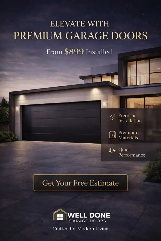 Garage Doors Starting at $899 | 10  Years Experience