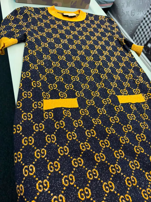 Like New Gucci-Gucci GG lam jacquard dress $2000 OBO