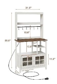 Kitchen Bakers Rack and Coffee Bar - Photo 3