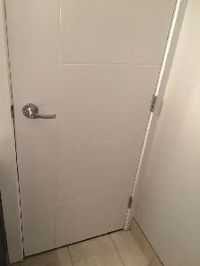 DOOR handle/deadbolt Holes cut, height trimming, cut and hinges - Photo 8