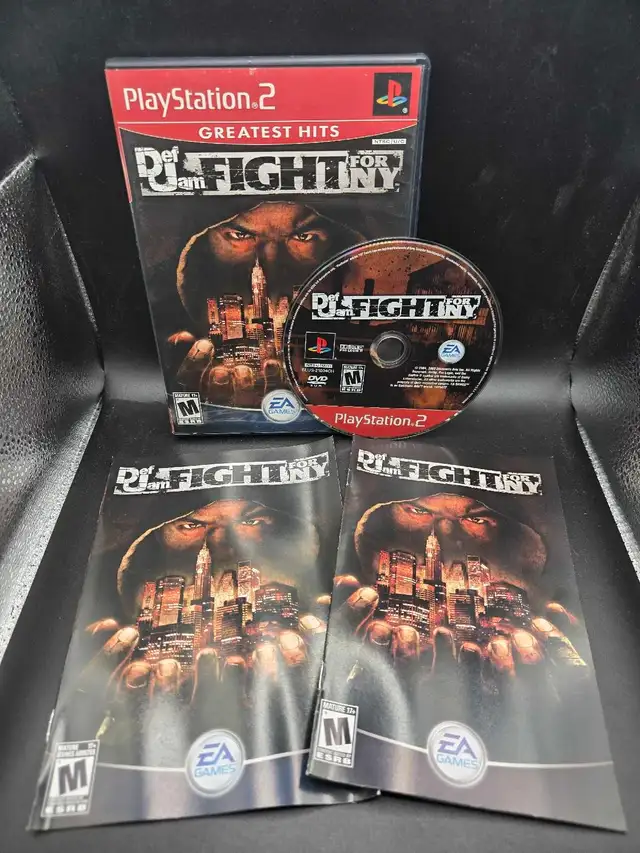 PS2 DEF JAM FIGHT FOR NY W/MANUAL