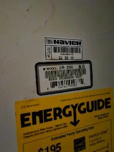navien water heater - Photo 3