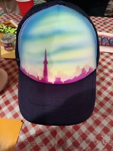 Airbrushed Hats for people and parties