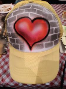 Airbrushed Hats for people and parties - Photo 5
