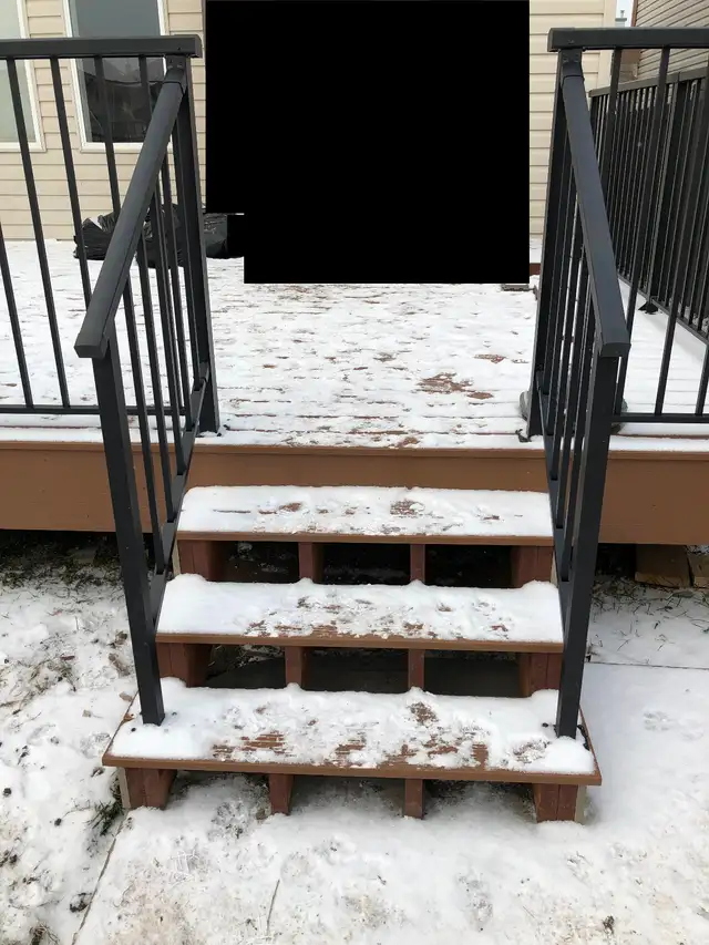 we Selling in$tall front Steps pickets Aluminum railings, deck e