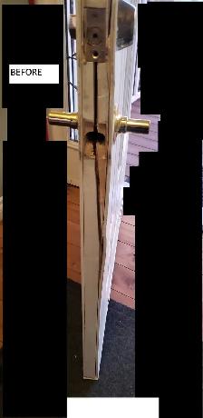 broken Door, frame, Sagging or Sticking Doors, supply/FIX split