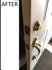 broken Door, frame, Sagging or Sticking Doors, supply/FIX split - Photo 3