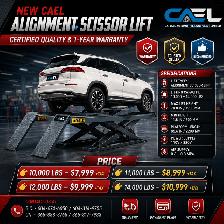 New CAEL Alignment Scissor lift –  Certified &Warranty &Finance