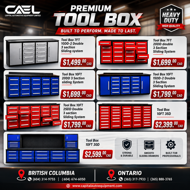 New CAEL Premium Tool Boxes