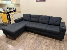 5 seater L-shape Sectional Sofa