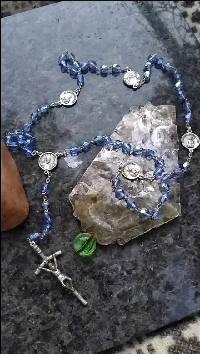 COMMEMORATIVE  ITALIAN PAPAL TRANSITION PILGRIMAGE ROSARY