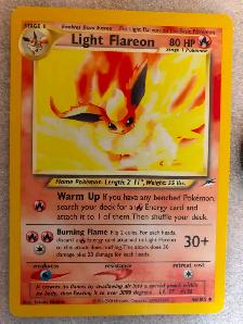 Light Machamp #25 Pokemon Neo Destiny  Light Flareon #46 Pokemon - Photo 2