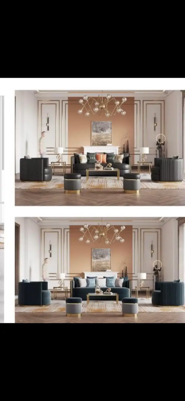 3 PIECE NEW SOFA LOVE AND CHSIT