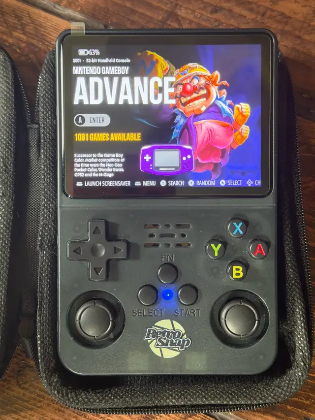 Authentic Retro-Snap Handheld Gaming Console
