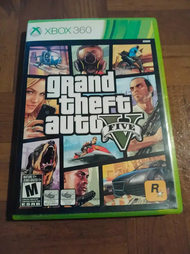 Grand Theft Auto V GTA 5 Xbox 360 Complete CIB Tested Working