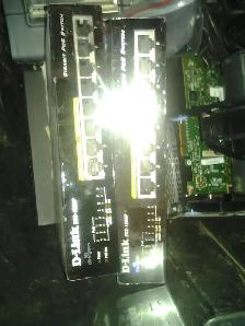 D-Link DGS-1008P gig poe   switch  pwr adapter cisco routers pc