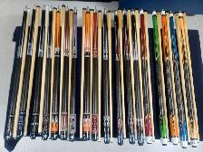 High Quality Maple pool cues & soft case