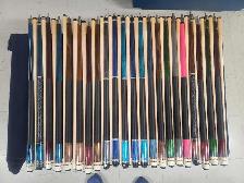 High Quality Maple pool cues & soft case - Photo 2