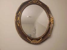 Ornate oval wall  mirror - Photo 2
