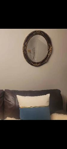 Ornate oval wall  mirror - Photo 6
