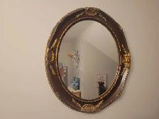 Ornate oval wall  mirror - Photo 8