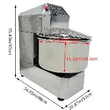 50L Double Action Double Speed Dough Mixer 110V Time Set 170105