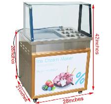 Fried Ice Cream Machine Ice Cream Yogurt Roll Maker 220358 - Photo 2