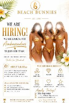 Beach Bunnies is Hiring Ambassadors